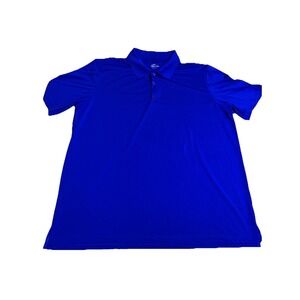 bcg Golf Men's Short Sleeve Collar Buttons Casual Polo Shirt Blue Size 2XL‎